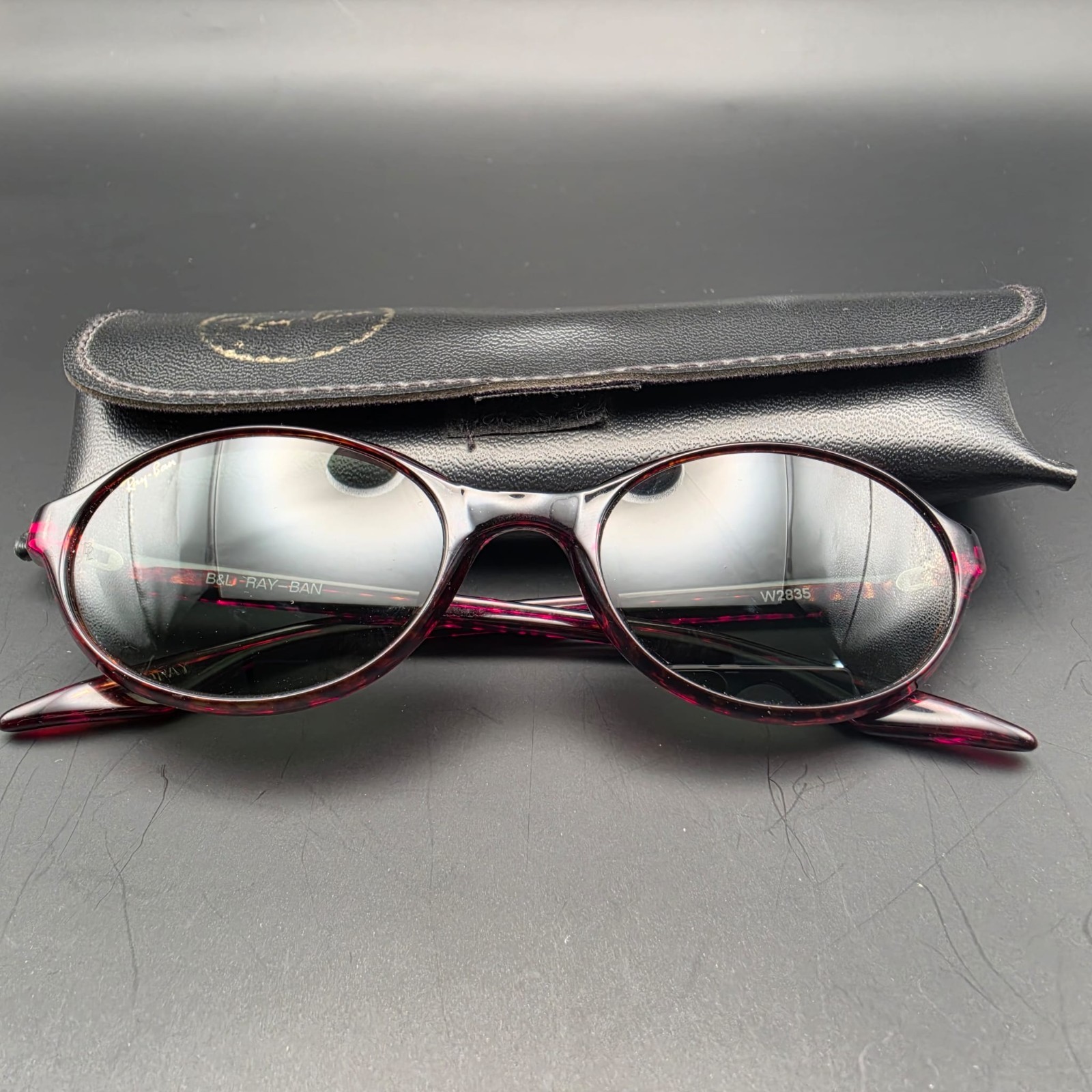 Vintage B&L Ray-Ban W2835 OPAY Oval Sunglasses 1990s Excellent Condition