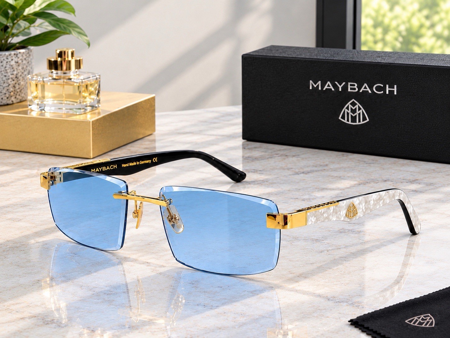 Maybach Rimless Unisex Sunglass