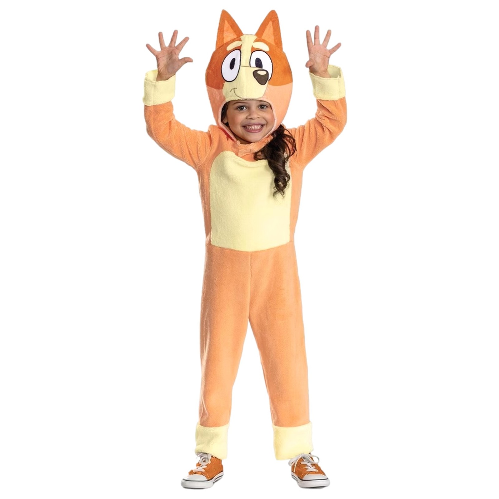 Disguise Girls Bluey Bingo Jumpsuit & Headpiece Halloween Costume (4-6X)