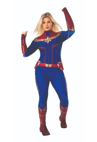 CPM- Captain Marvel Plus Women Costume Rubie's