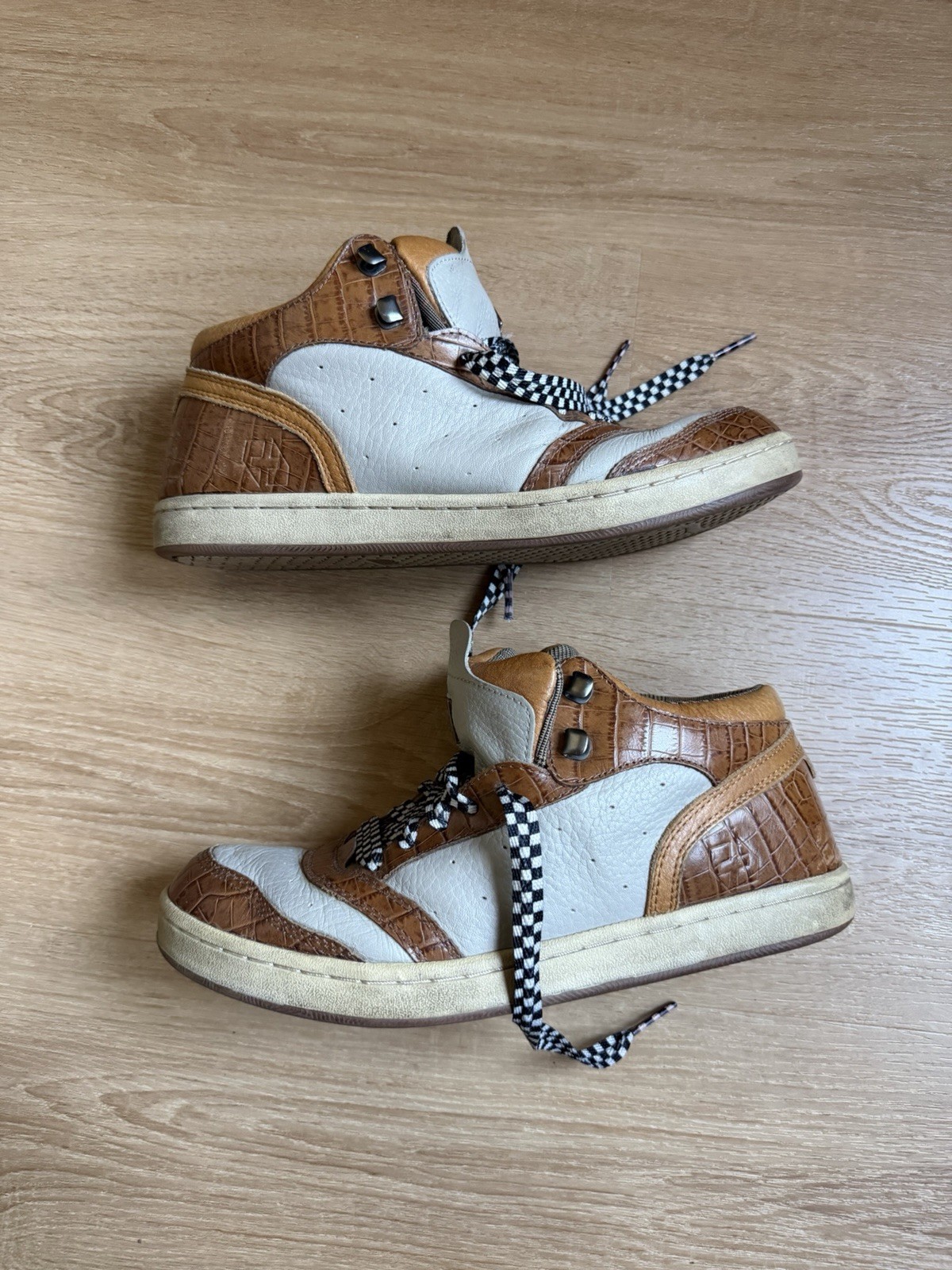 Rare Vintage 2006 Etnies Plus Mid-Hi Faux Croc US 9.5