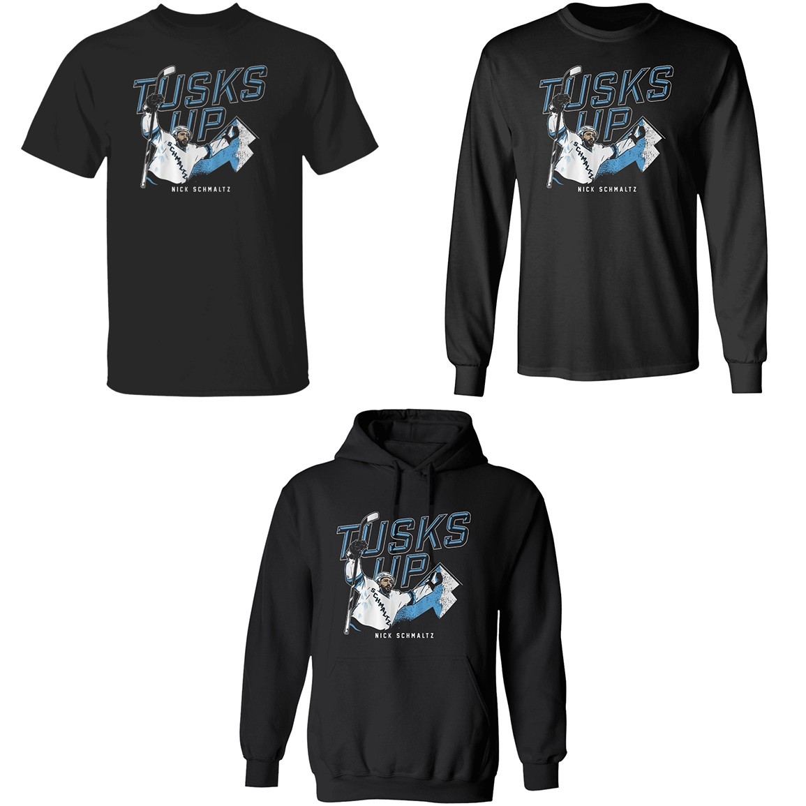 Nick Schmaltz Utah Mammoth Tusks Up Shirt Long Sleeve