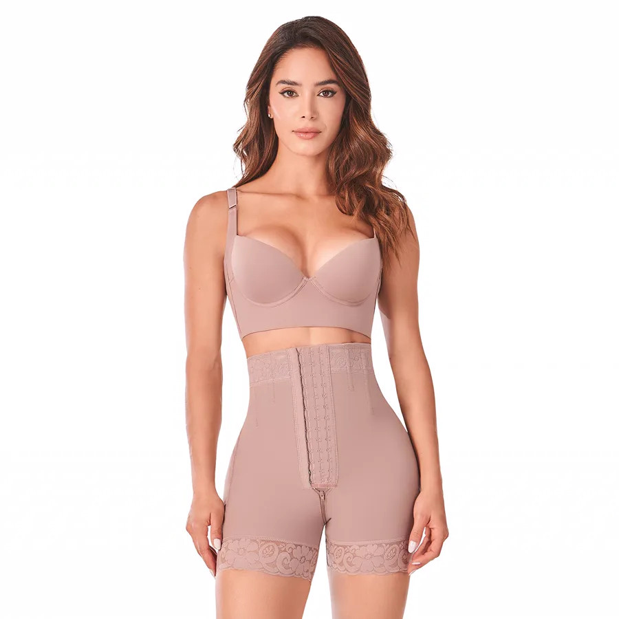 Ann Chery 5156 Faja Colombiana Short Cintura Alta Levanta Gluteos Butt Lifter