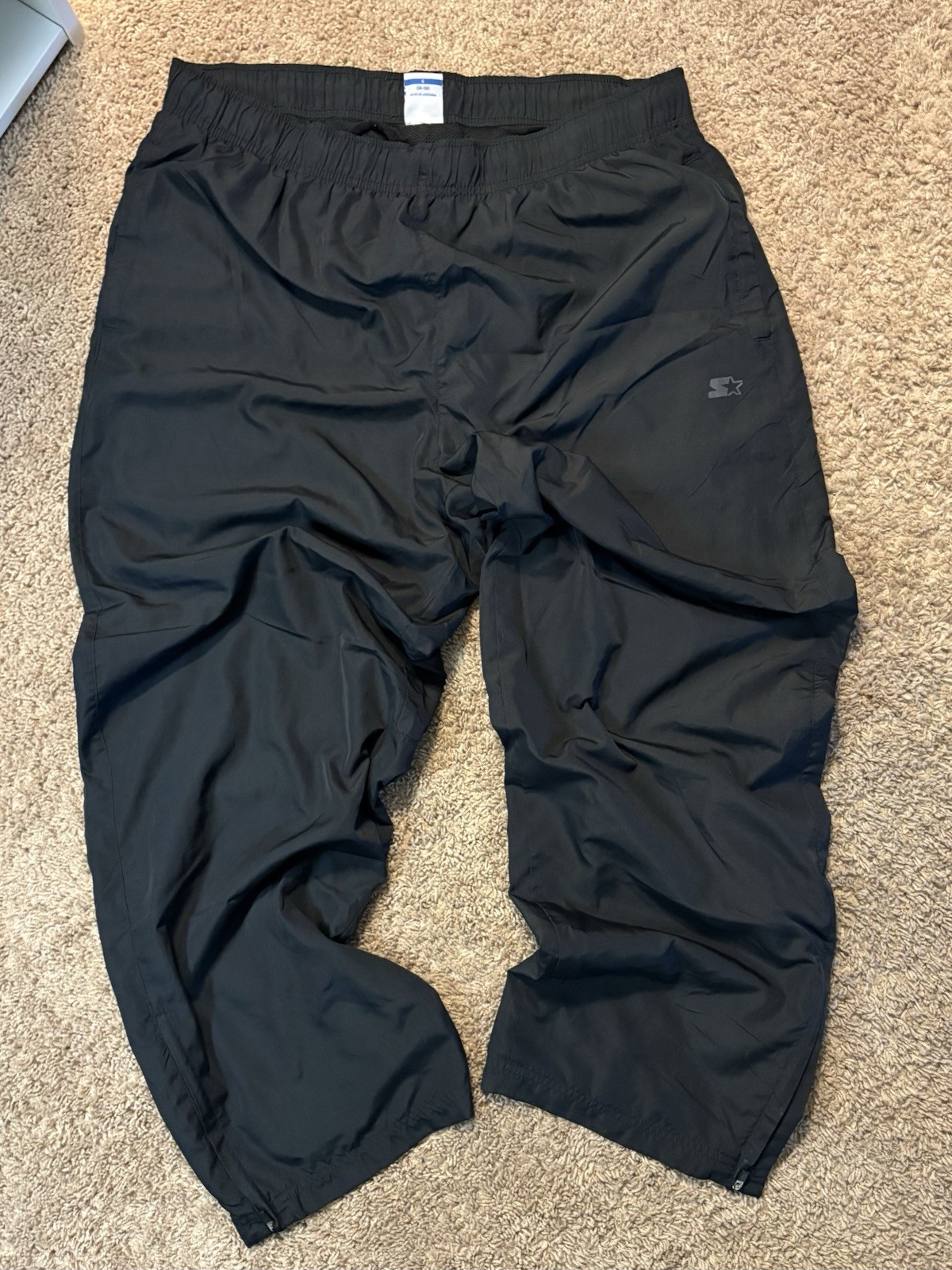 Vintage Starter Track Pants Nylon Zip Off Men’s Large
