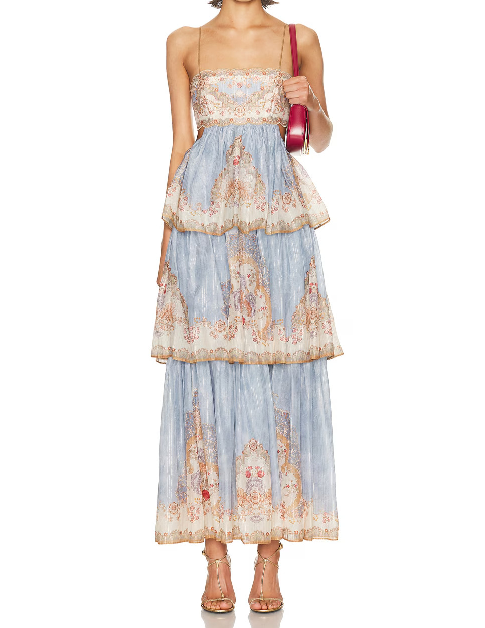 BNWT ZIMMERMANN Daylight Tiered Maxi Dress size 2