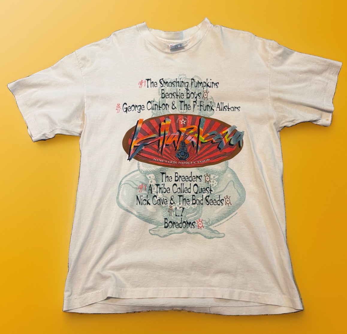 VTG 1994 Lollapalooza Tour Tee Smashing Pumpkins Beastie Boys Green Day 90s