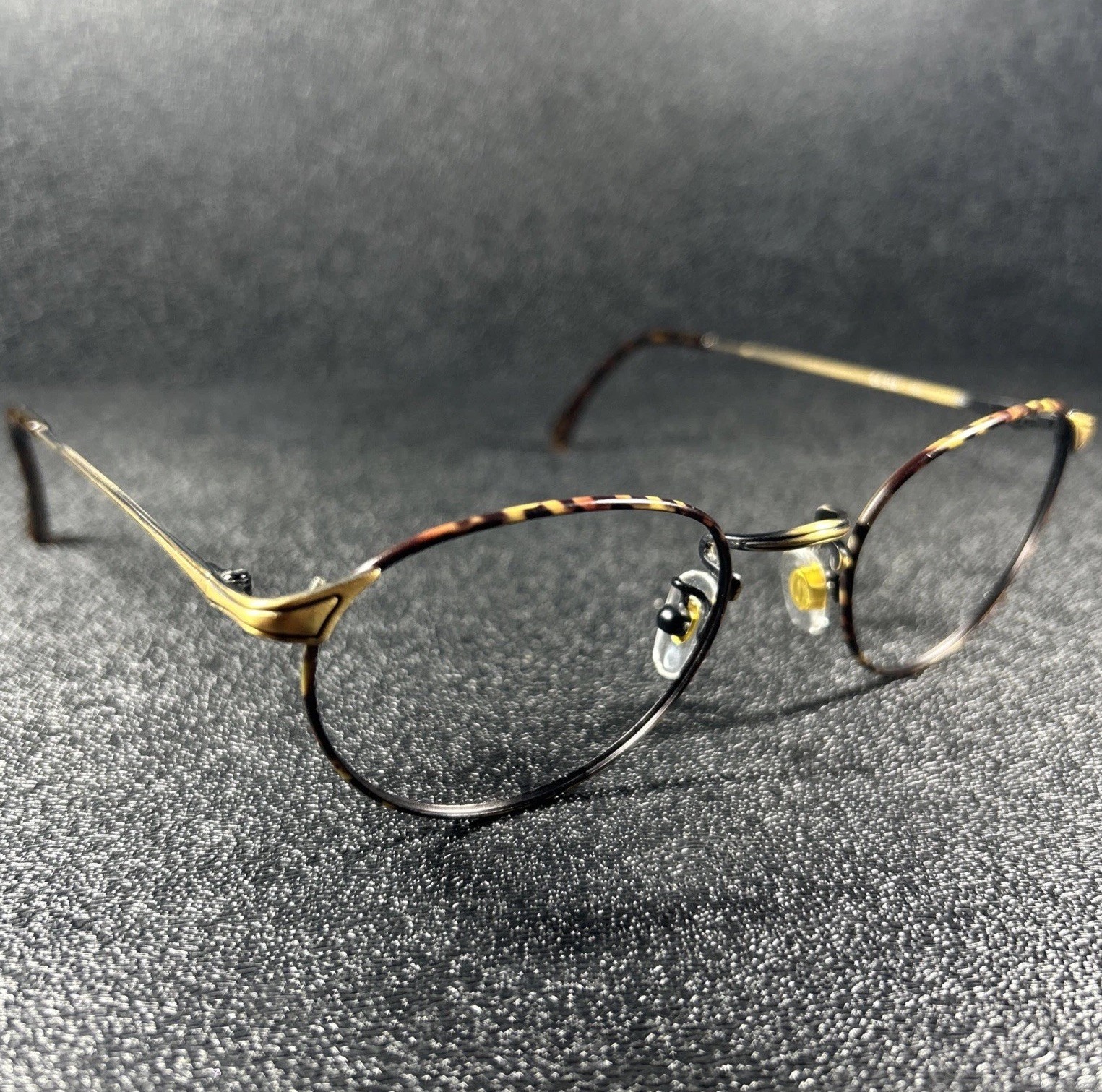 NEW Vintage Calvin Klein Eyeglasses CK312 553 Brushed Gold Tortoise 50-21-130