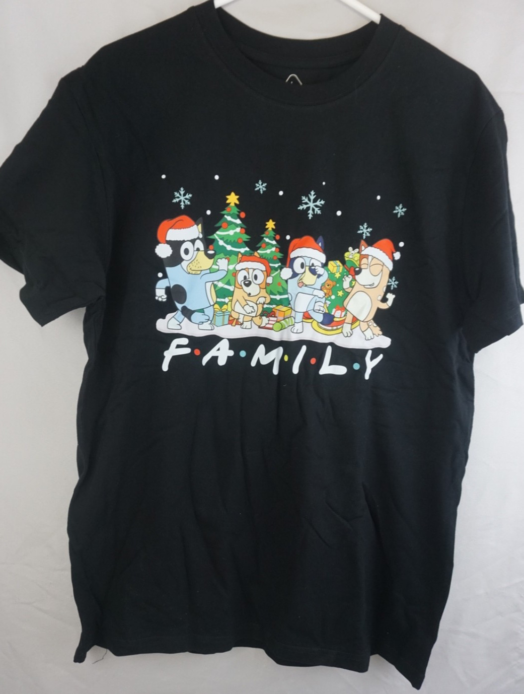 Family Christmas T-Shirt Bluey Holiday Matching Family Shirt Outfits Choose Size