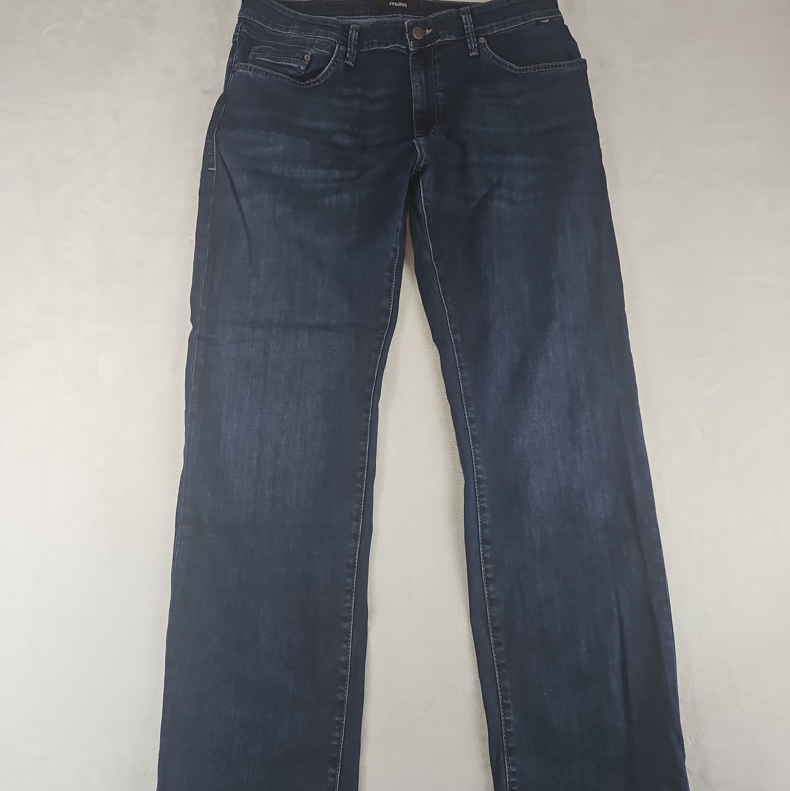 Mavi Men\'s Zach Straight Leg Denim Blue Jeans 36x32