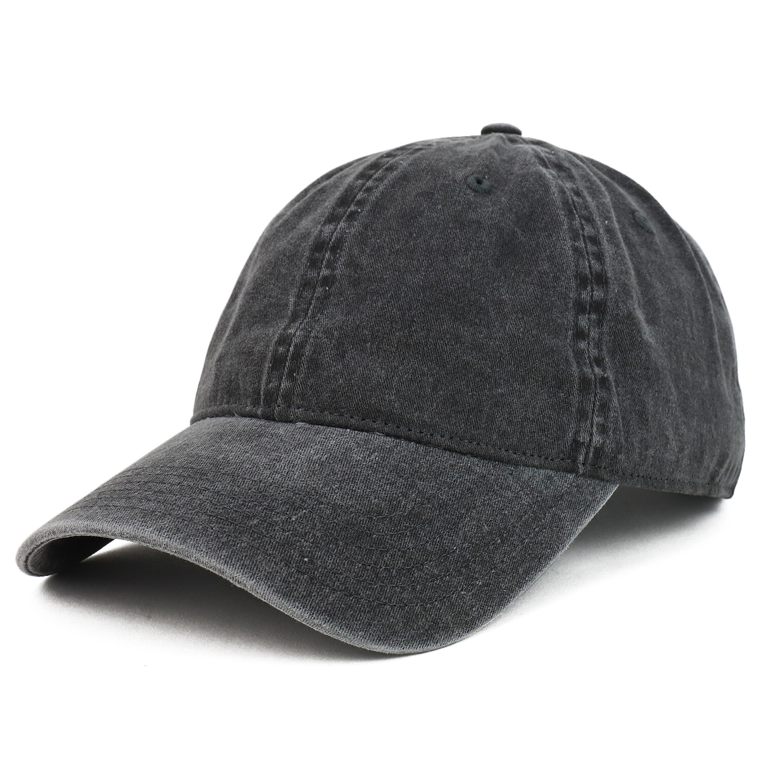 XXL Oversize Big Washed Cotton Pigment Dyed Unstructured Baseball Cap -FREE SHIP
