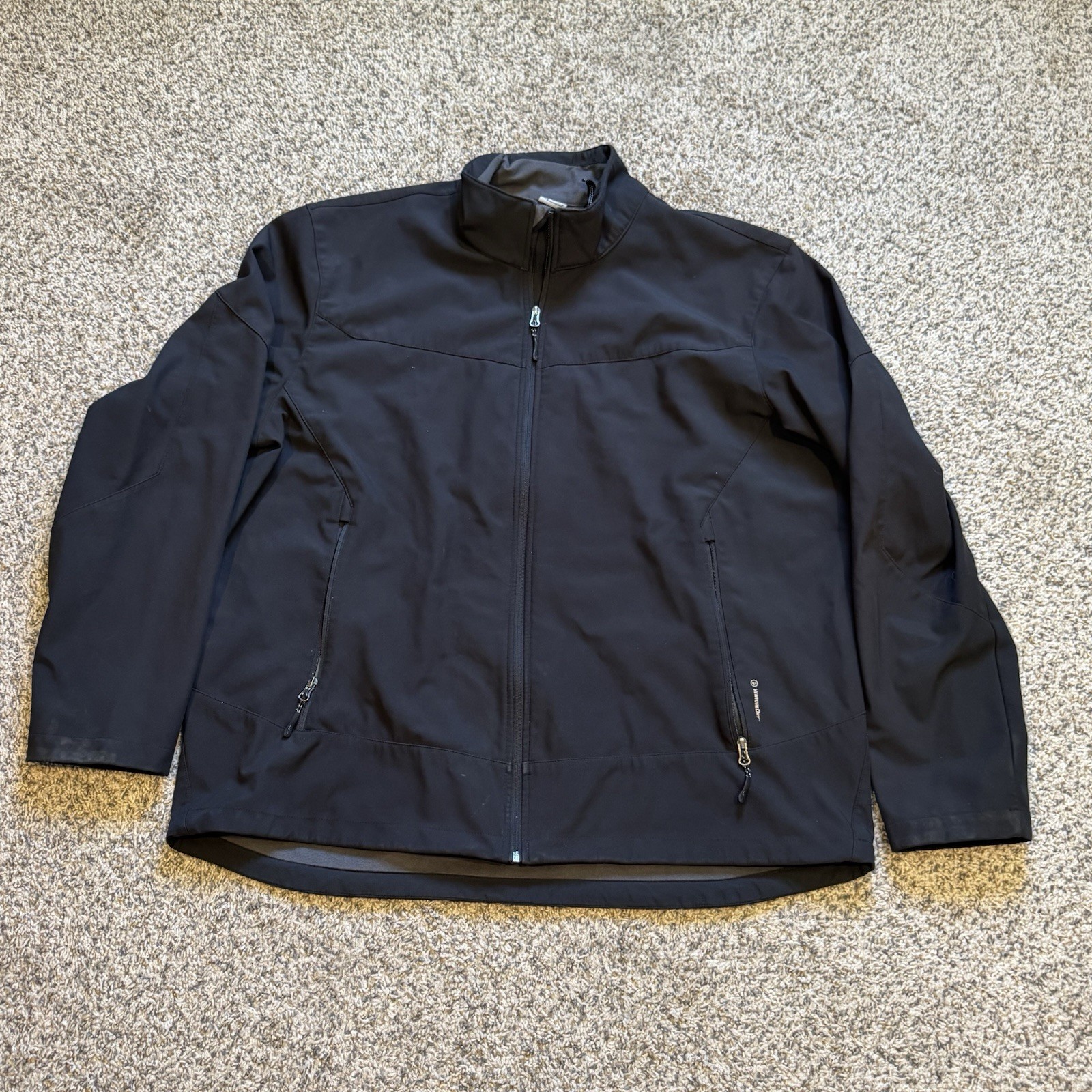 Champion VentureDry Active Men’s 2XL Jacket Black Full Zip with Zippered Pockets