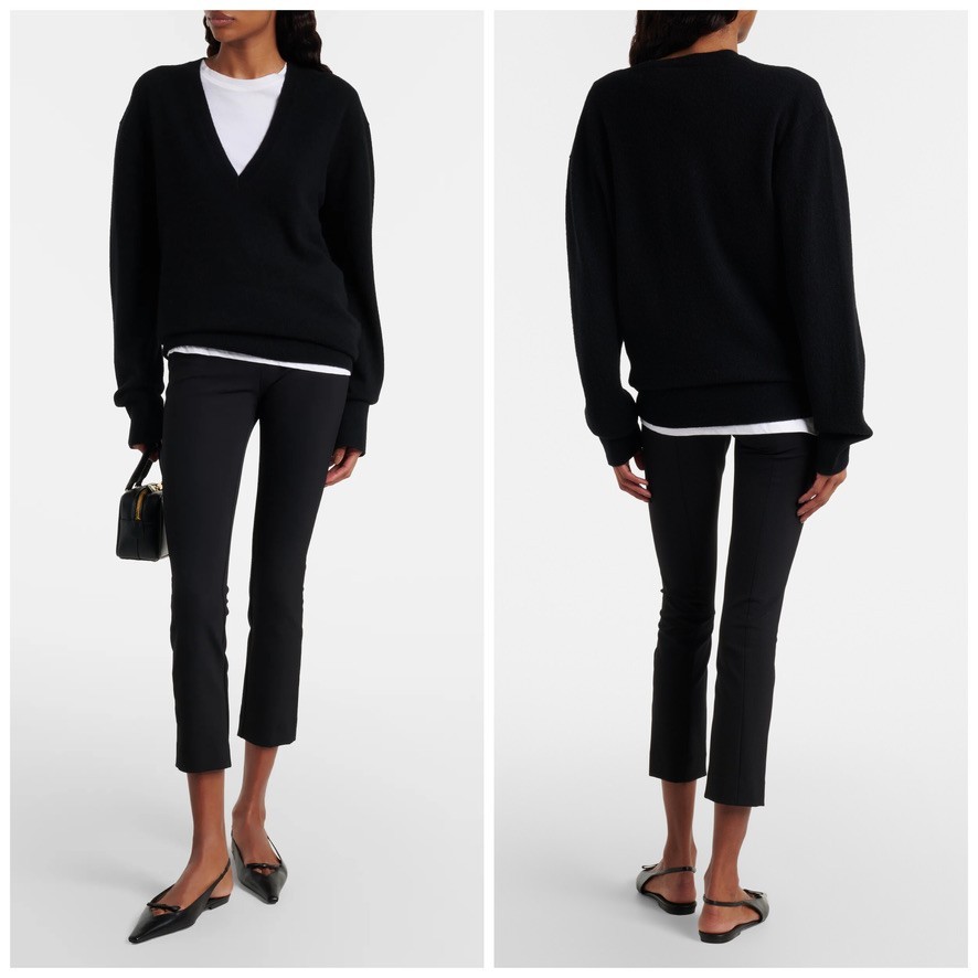 New Veronica Beard Scuba Pants Ankle Stretch Black Work to Play 4