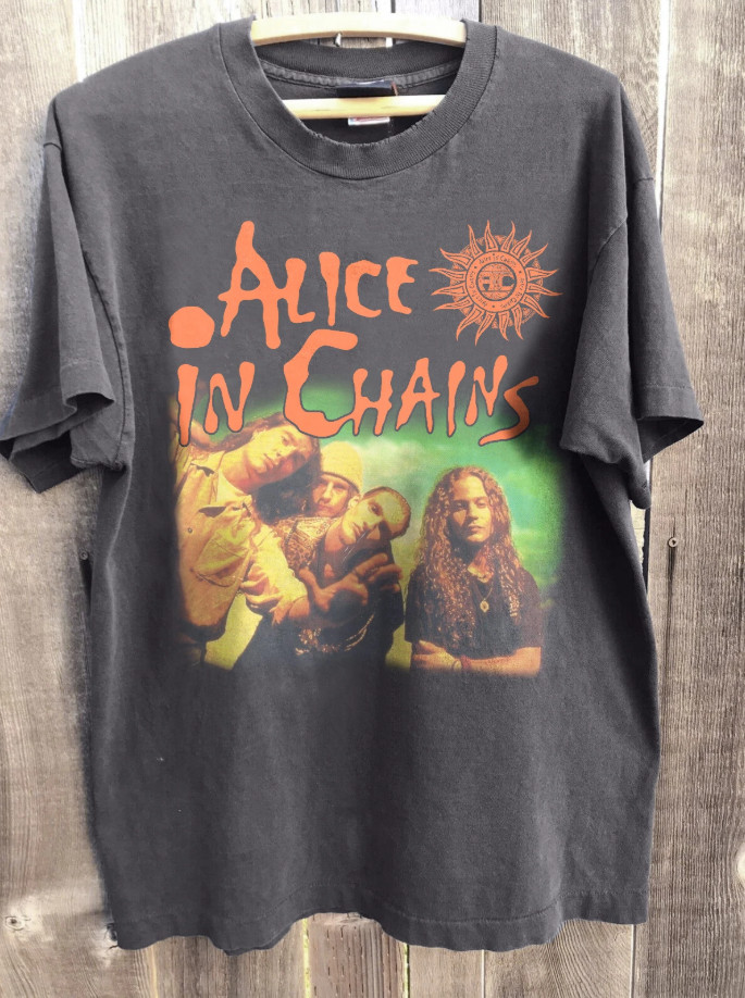 Vintage Alice In Chains 90s Band Unisex T-shirt Size S-5XL