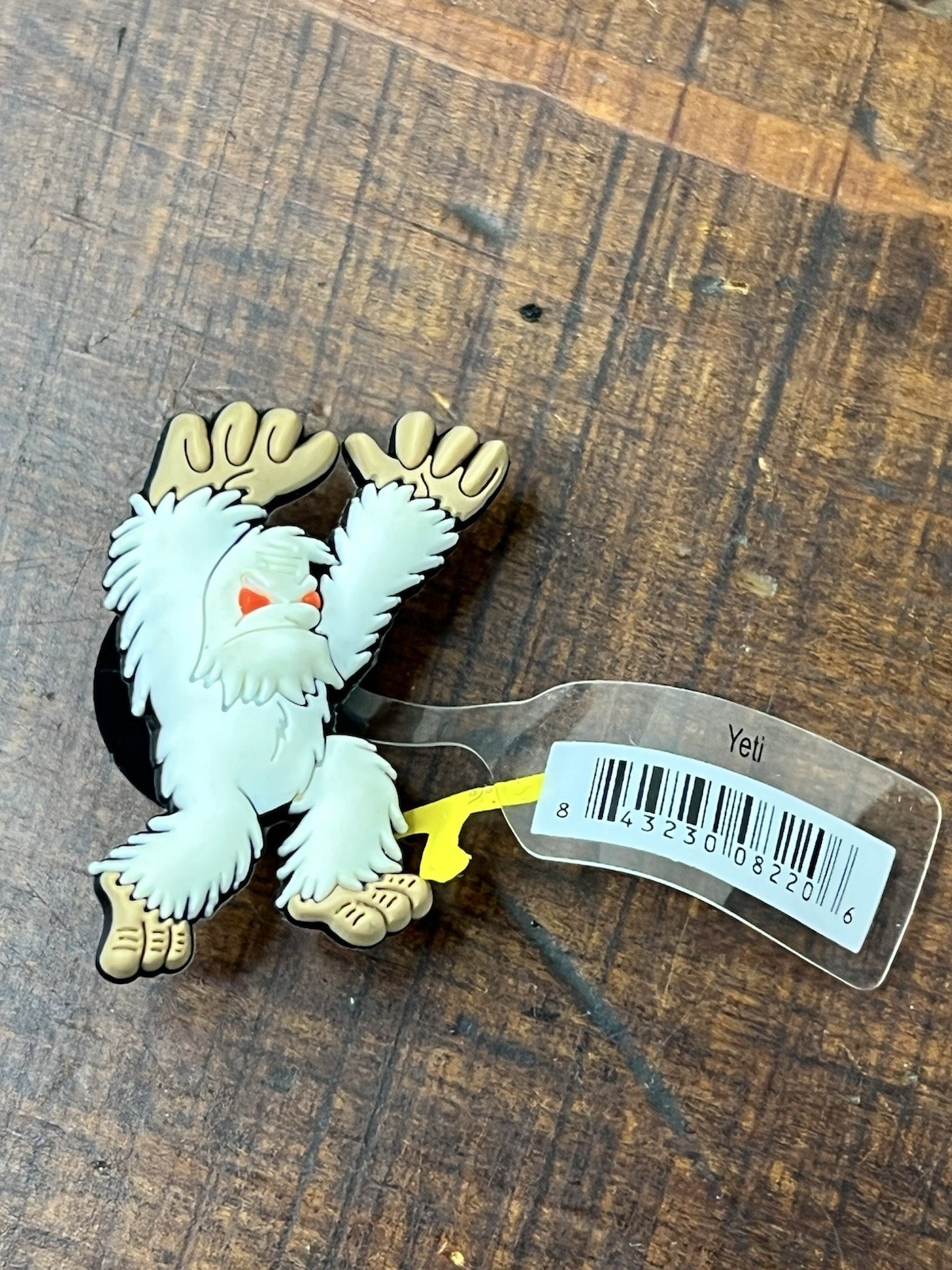 Yeti Abominable Snowman Authentic Jibbitz Shoe Charm for Crocs. Super Rare NEW