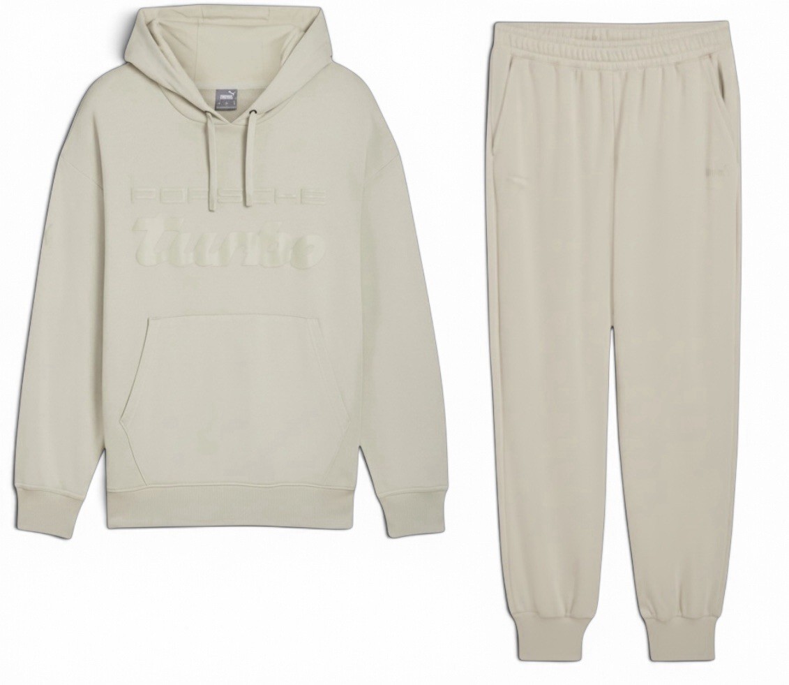 PUMA Porsche Turbo Legacy Essentials Sweat Suit Hoodie & Pants Men\'s LARGE L