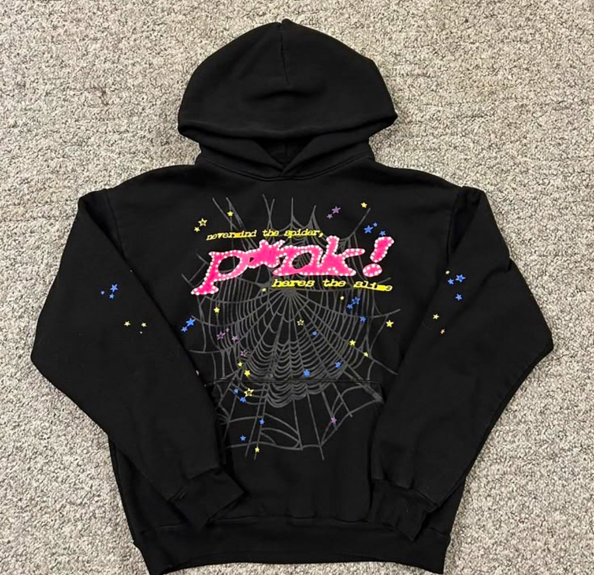 Black Sp5der P*nk hoodie
