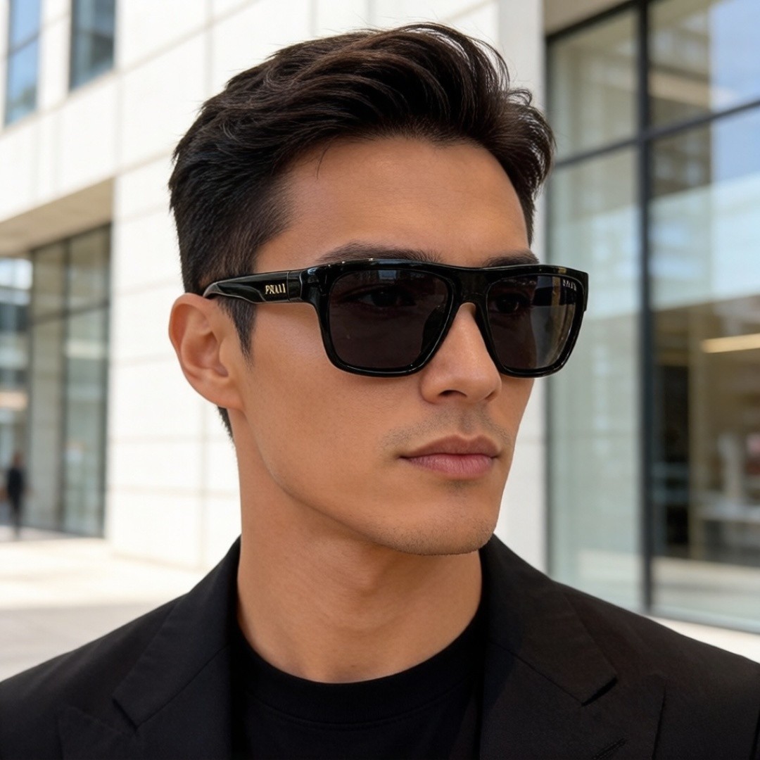 Prada Men\'s Sunglasses Model: 0PR 19WS (PR19WS Symbole Collection) Size: 52 □ 21