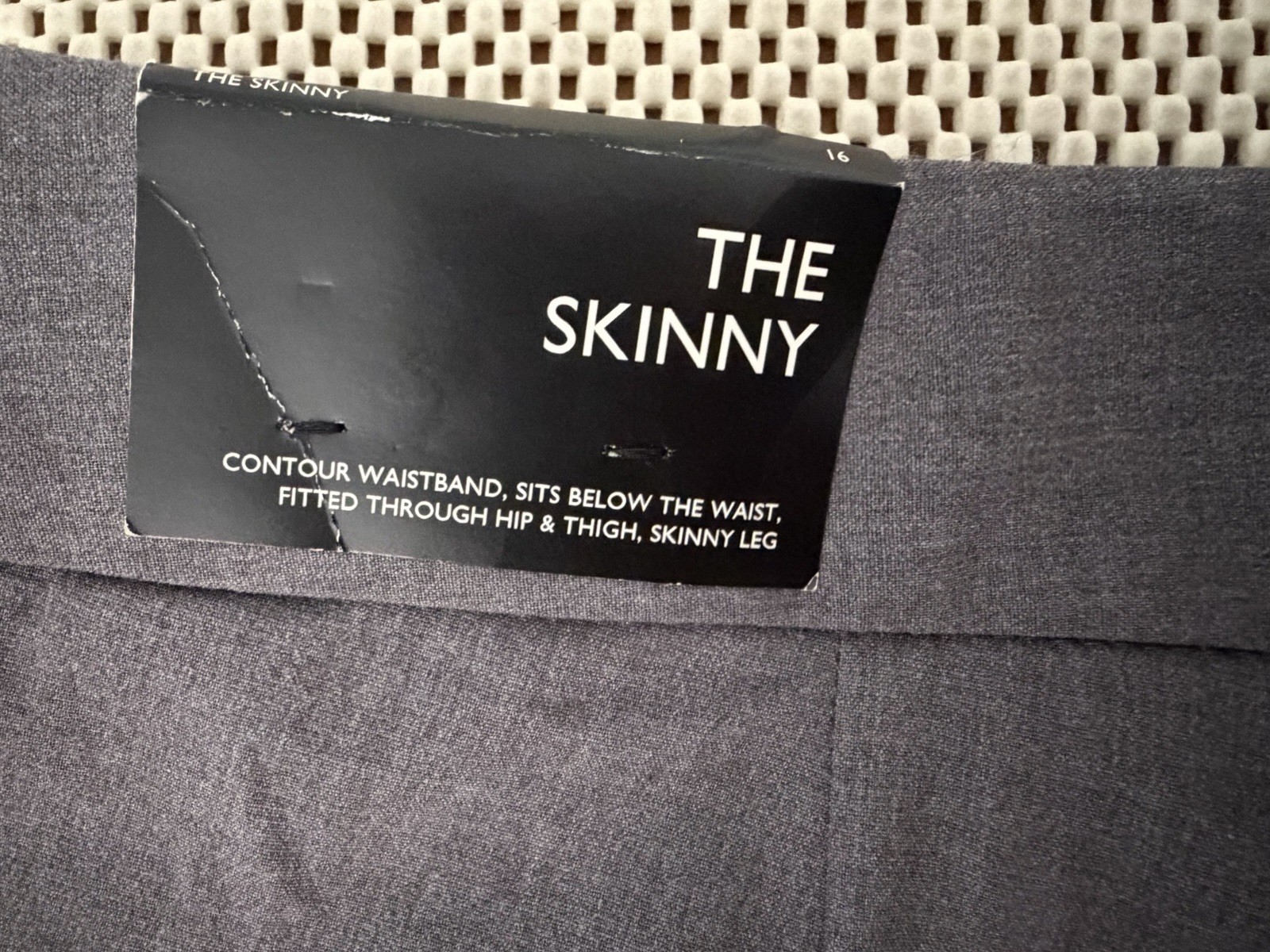 NEW NINE WEST Career Pants 16 Mid Rise Straight Leg The Skinny Business NWT $80