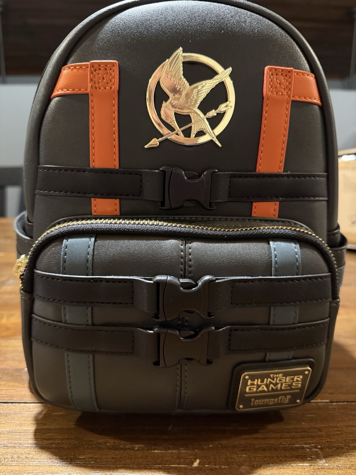 Loungefly Hunger Games Katniss Cosplay Mini Backpack NWT Whistling Mockingjay