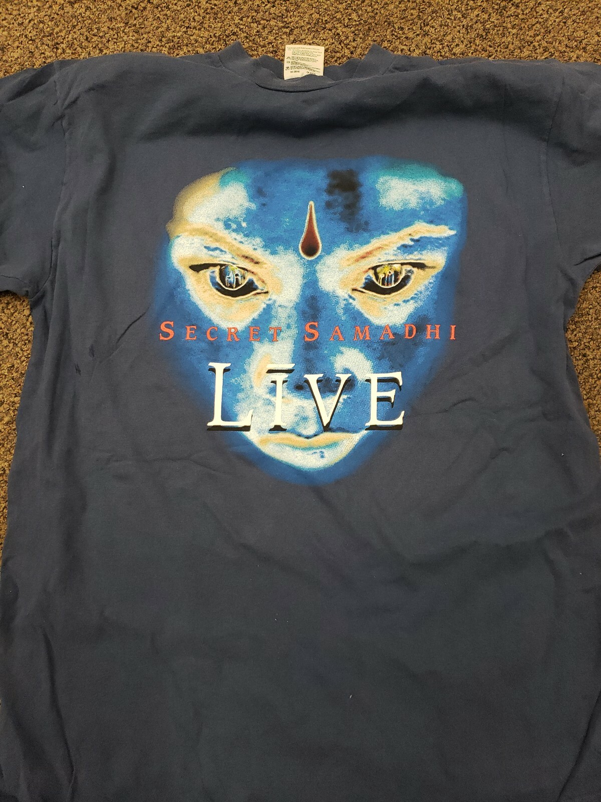 Vintage LIVE 90s Band  Tour Rock  1997 Secret Samadhi  T Shirt LARGE OR XL NOS