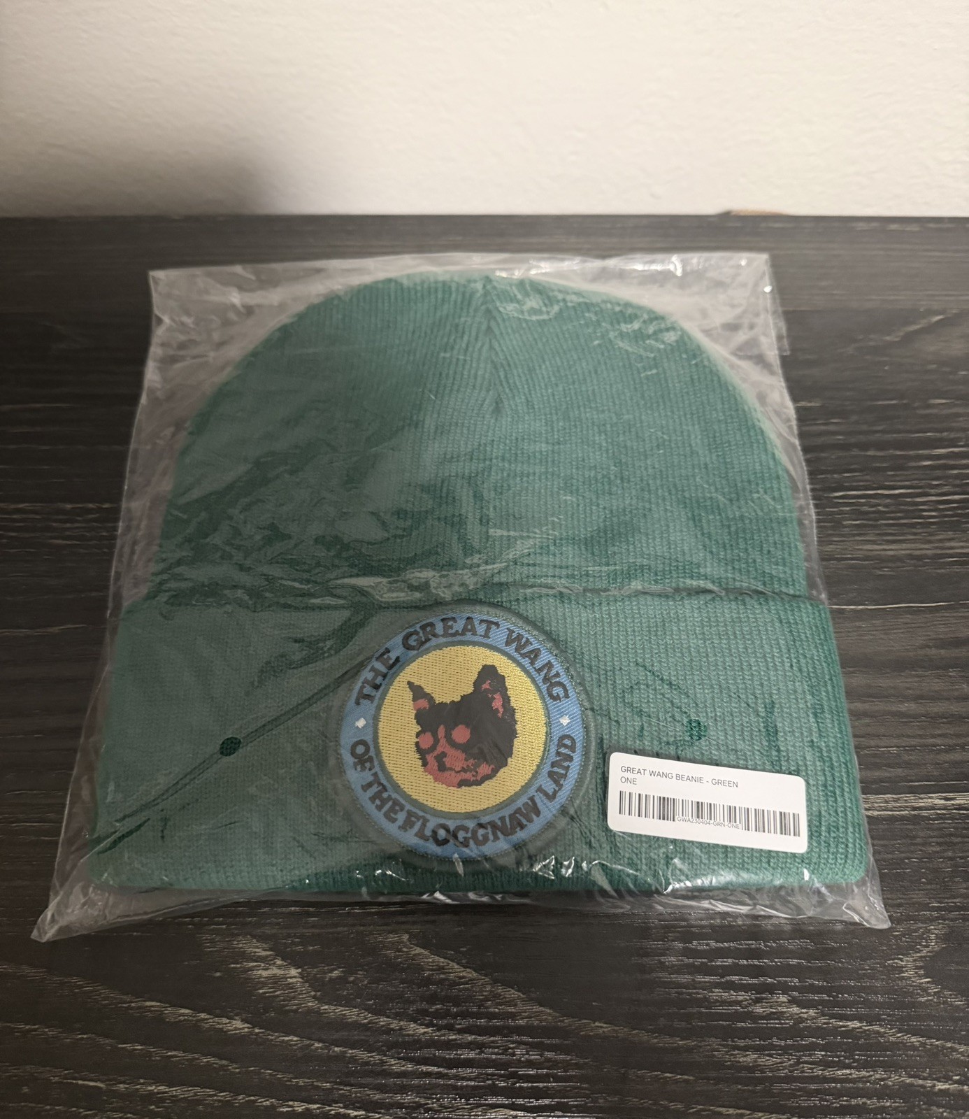 Tyler the Creator Great Wang Beanie Wolf 10th Year Anniversary Golf Wang SEALED