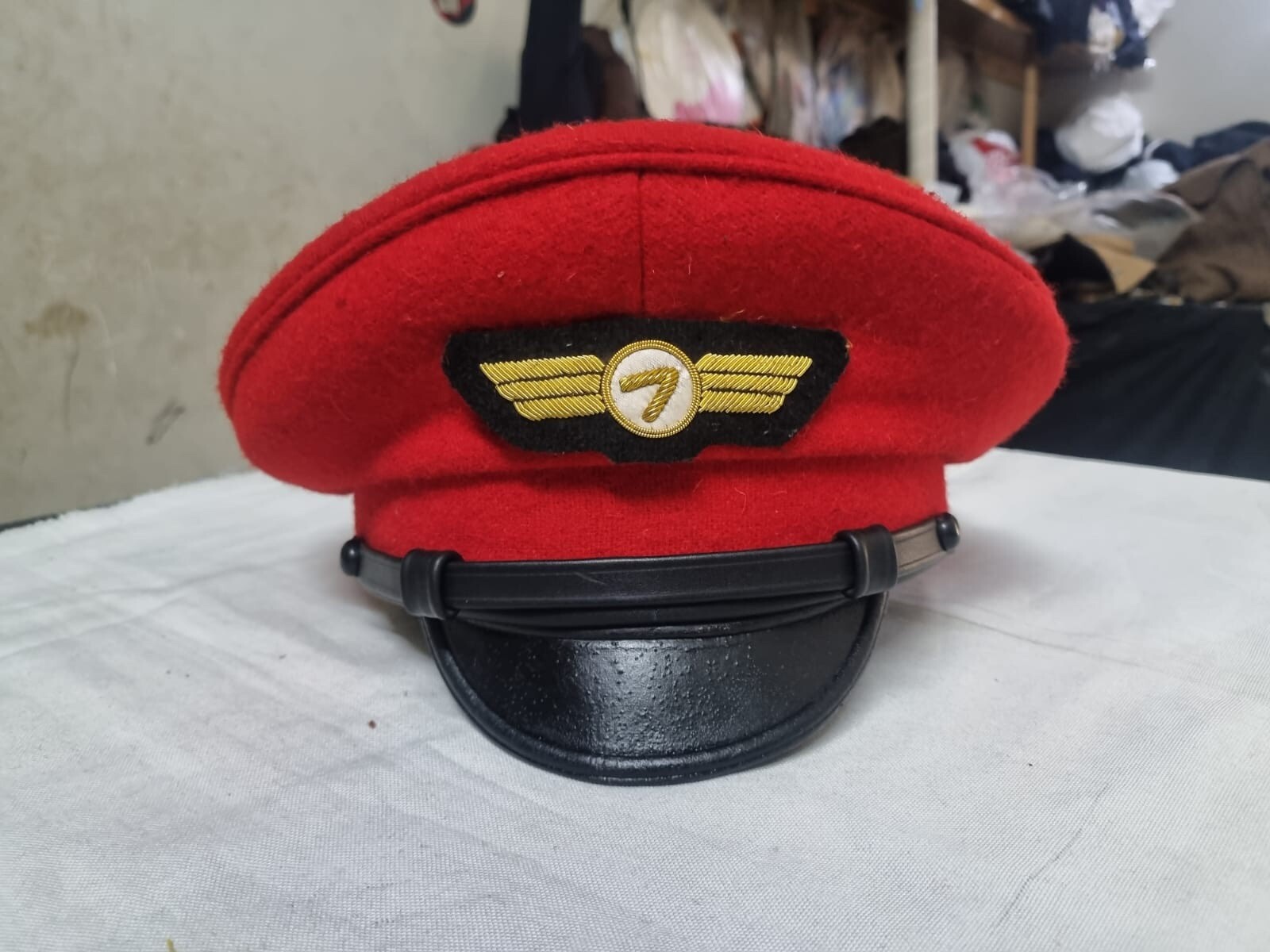 I would like a replica of M. Bison\'s service cap as the images are provided.