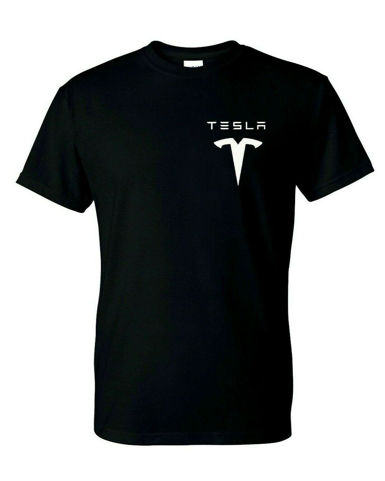Tesla Motors Emblem T-Shirt Unisex Cotton Tee 9 Colors New Casual Crew Neck