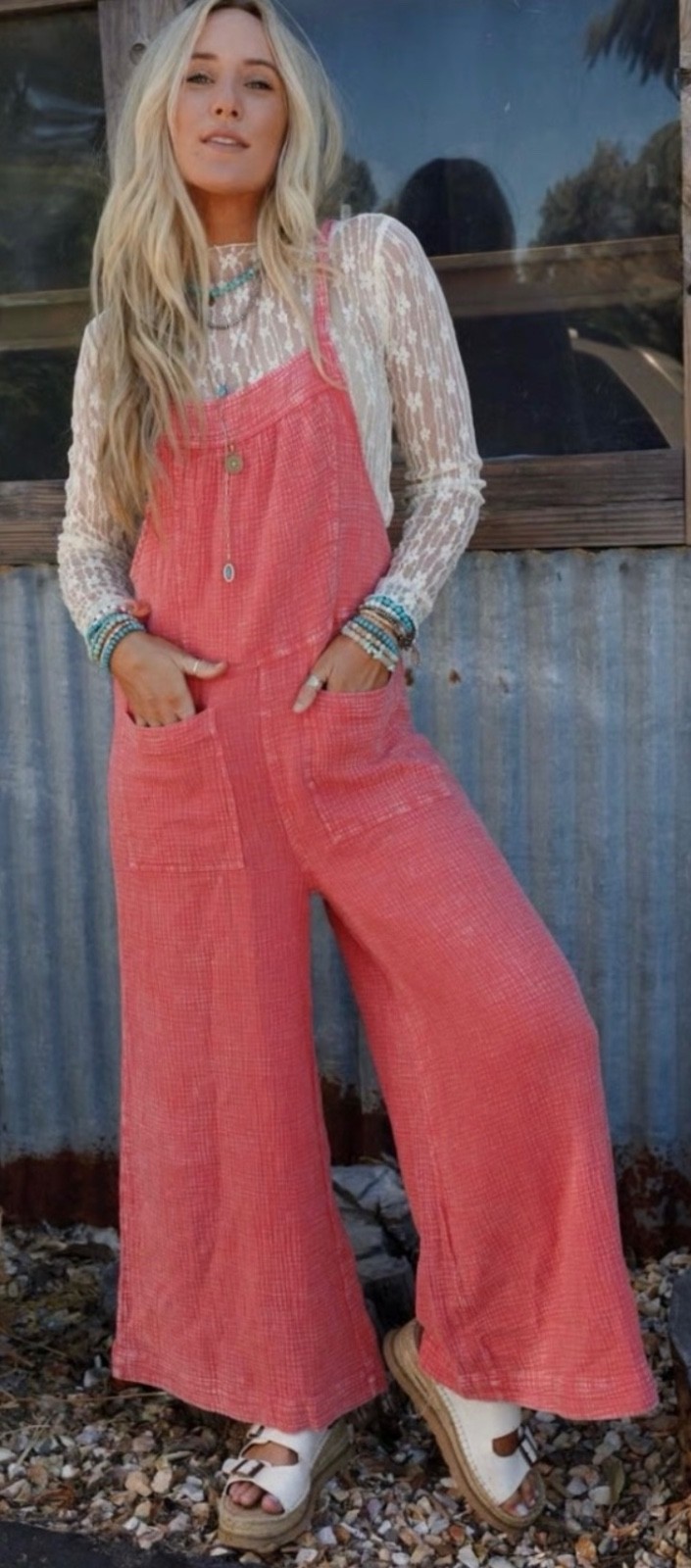 Three Bird Nest The Nest Coast To Coast Jumpsuit M NWT