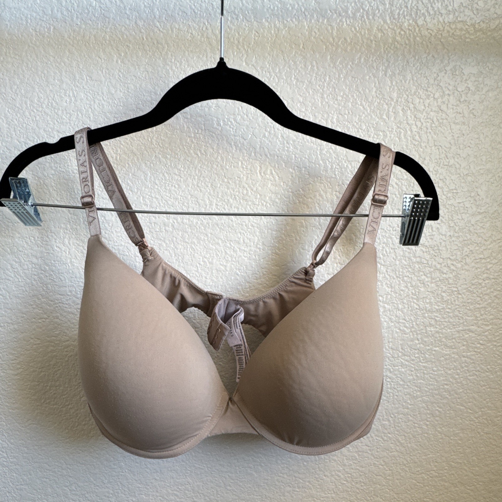 Victoria\'s Secret T-shirt Lightly Lined Demi 38 DD Beige Underwire Bra