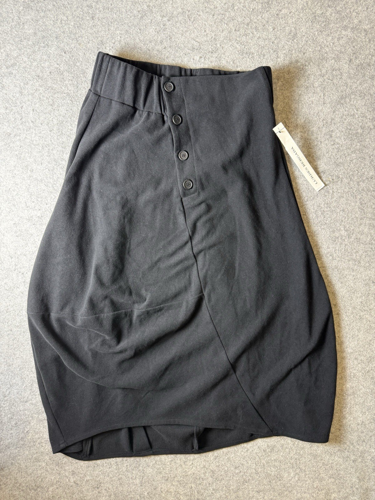 Lurdes Bergada Black Balloon Skirt (Approx sz M) Avant Garde NWT MSRP $176