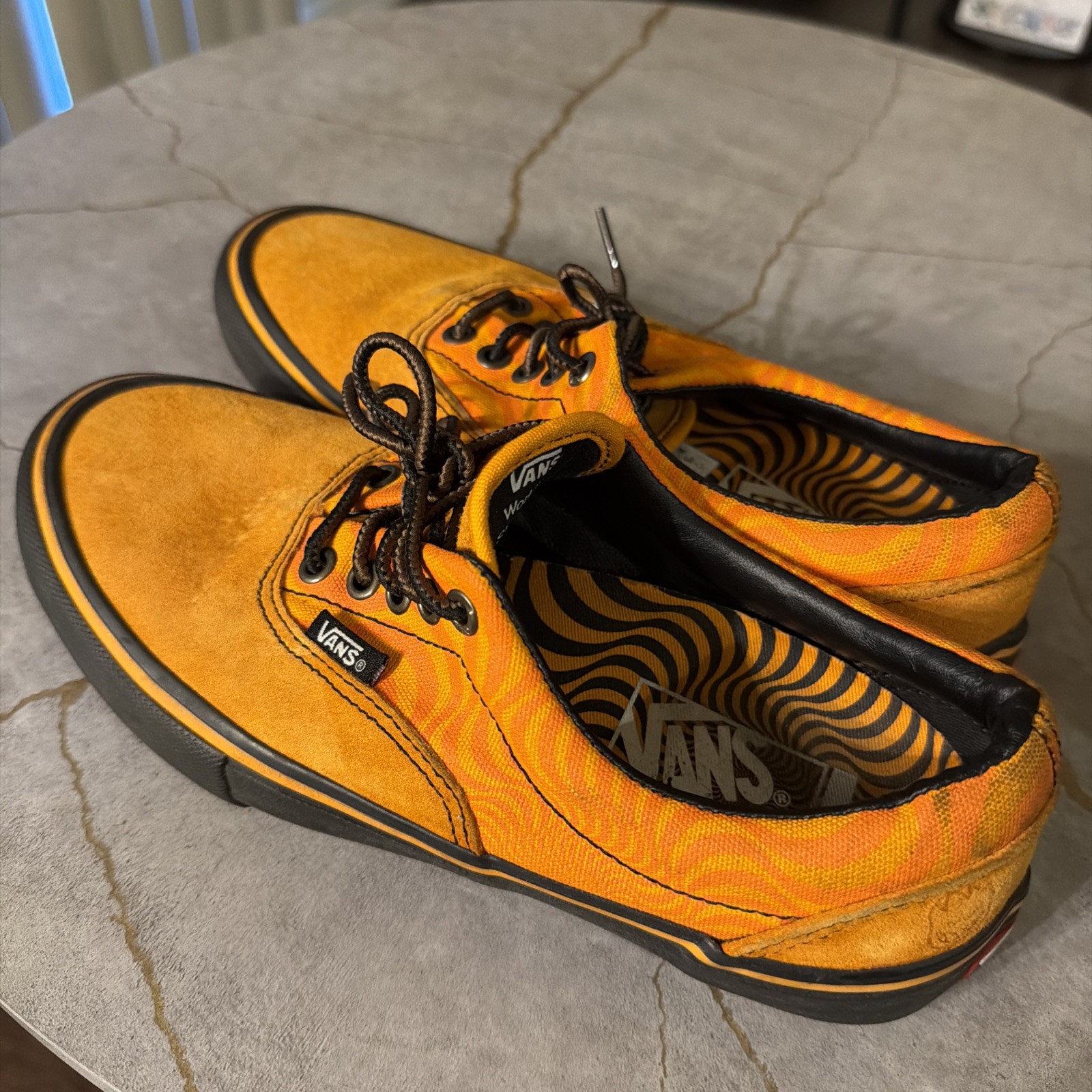 Vans Spitfire x Era Pro \'Cardiel\' Skate Shoes Orange Suede Men\'s Size 7.0 US