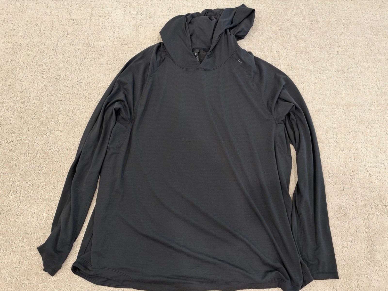Lululemon Men\'s License to Train Hoodie Shirt Size XXXL 3xl Black Long Sleeve