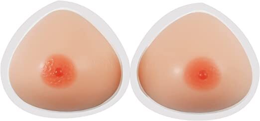 A-FF Cup Triangle Self-adhesive Silicone Breast Forms CD TG Bra Enhancers