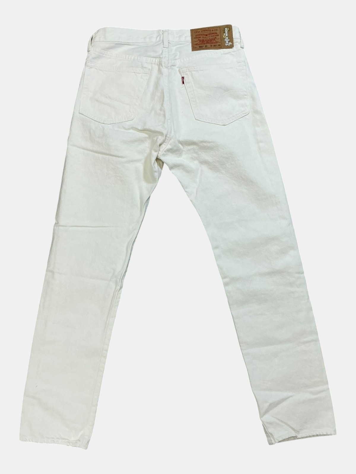 Levi\'s x Denim Tears 501 Original Fit Men\'s White Jeans *Brand New*