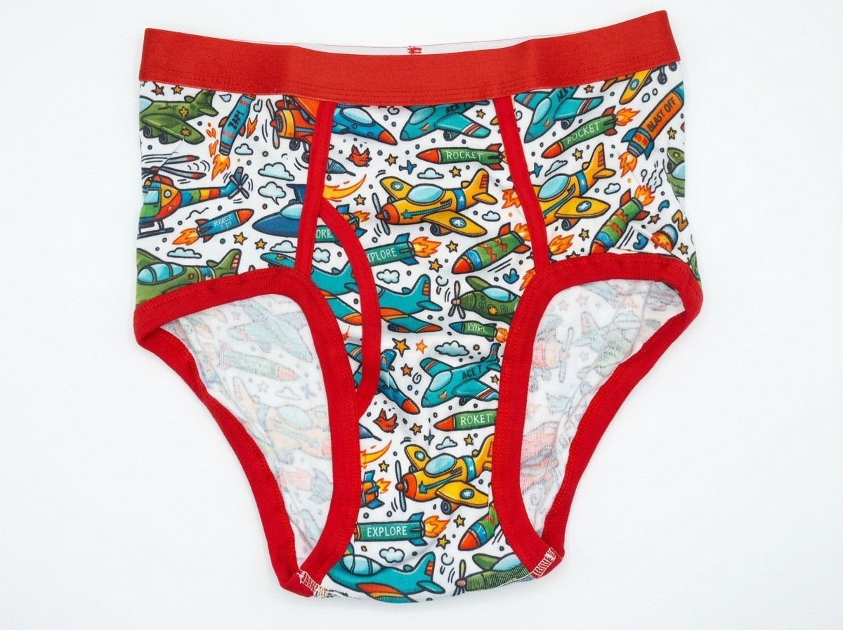 Men\'s Premium Cartoon & Colored Waistband Adult Briefs Underwear M, L, XL Undies