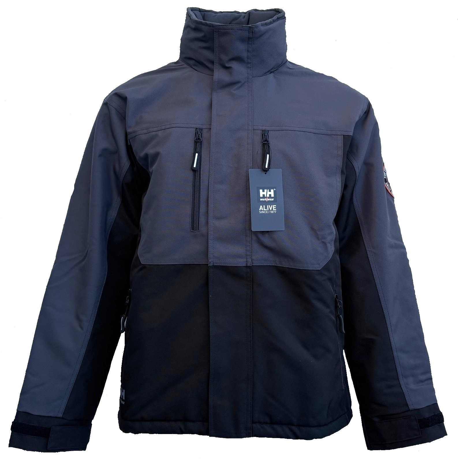 Men\'s Helly Hansen Berg Insulated Jacket BLACK / Grey $175, Size: XL