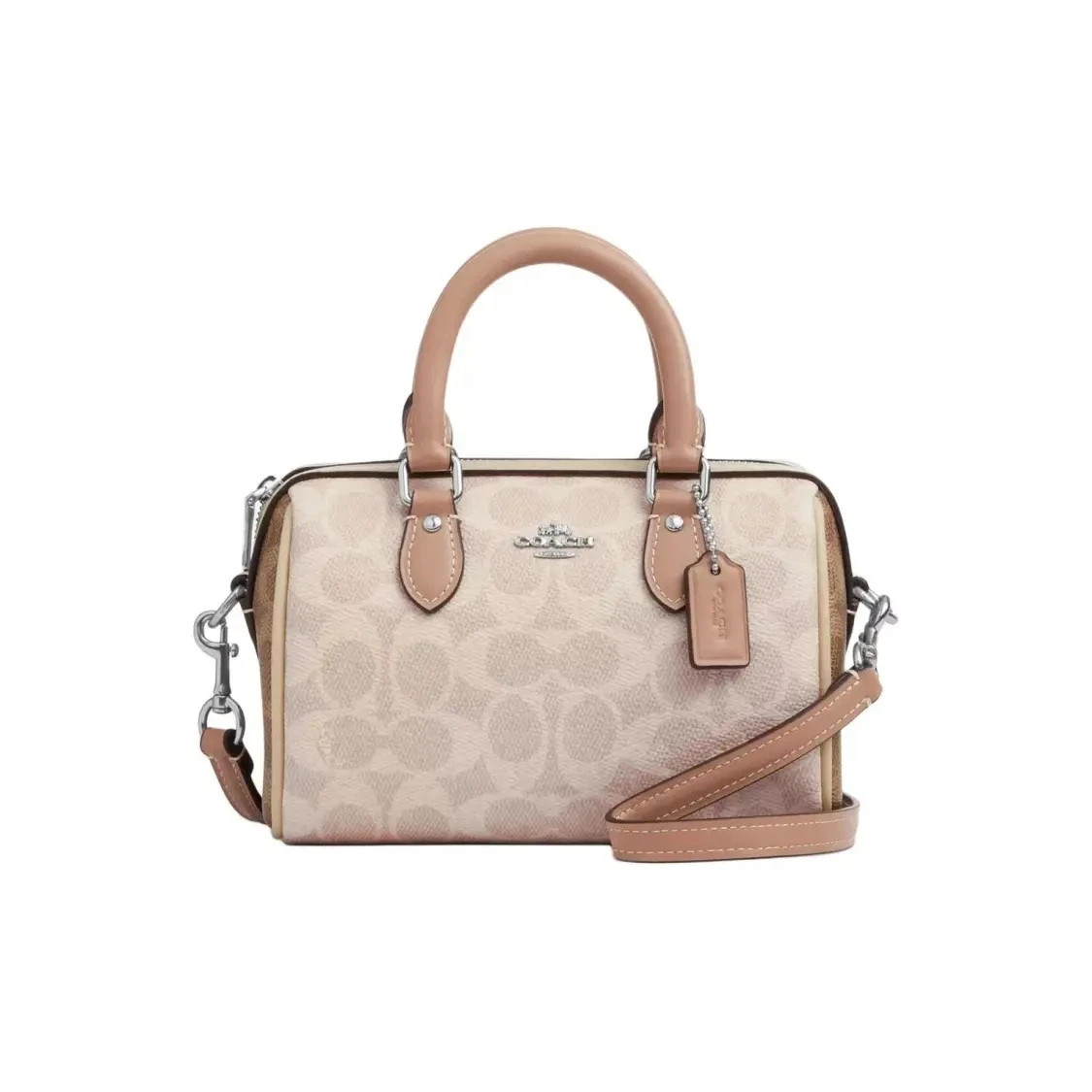 NWT COACH Mini Rowan Crossbody Bag In Blocked Signature Canvas CW330 New Outlet