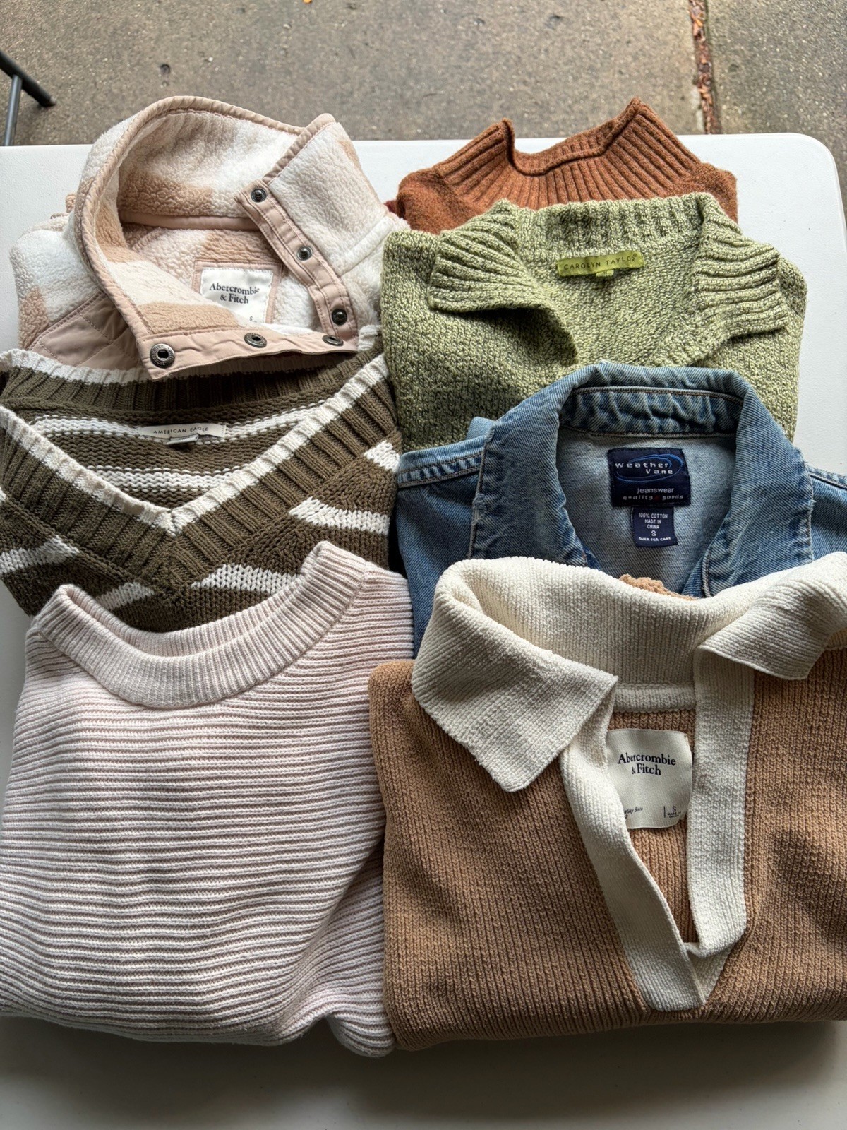 Women’s Fall Clothing & Sweater Mystery Box - Size S - M