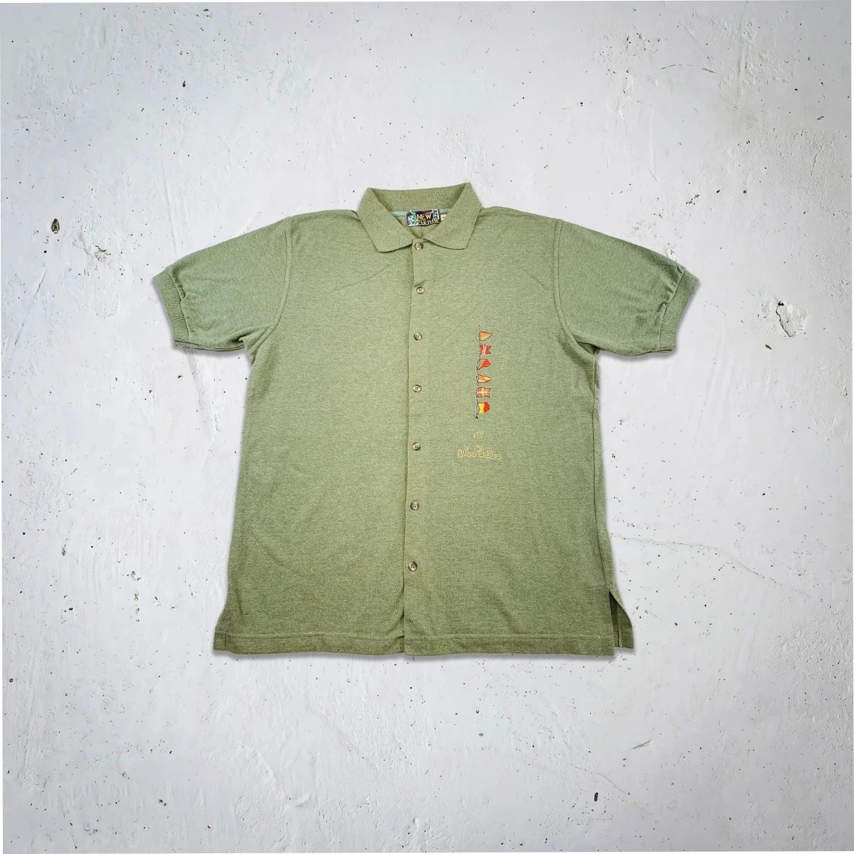 Vintage polo 90s embroidered L