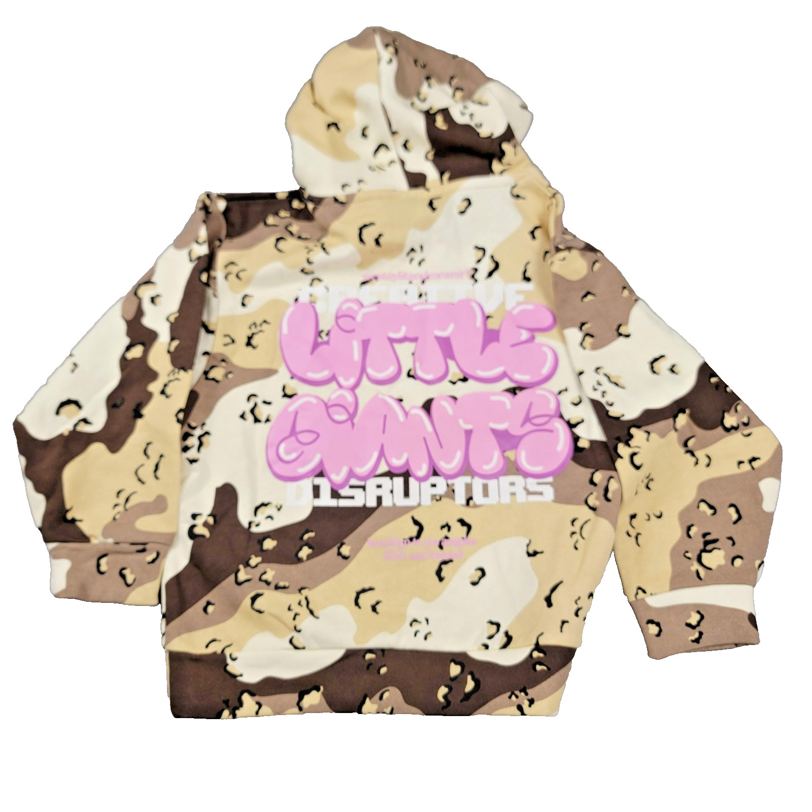 Little Giants Hoodie Youth 4T Choc Chip Camo Creative Disruptors Pullover