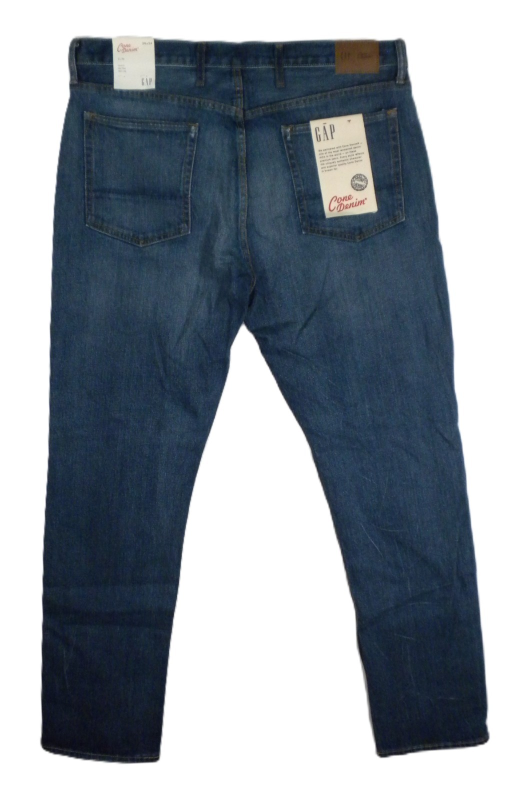 Gap Cone Denim Men\'s Blue Slim Jeans Size 36 x 34