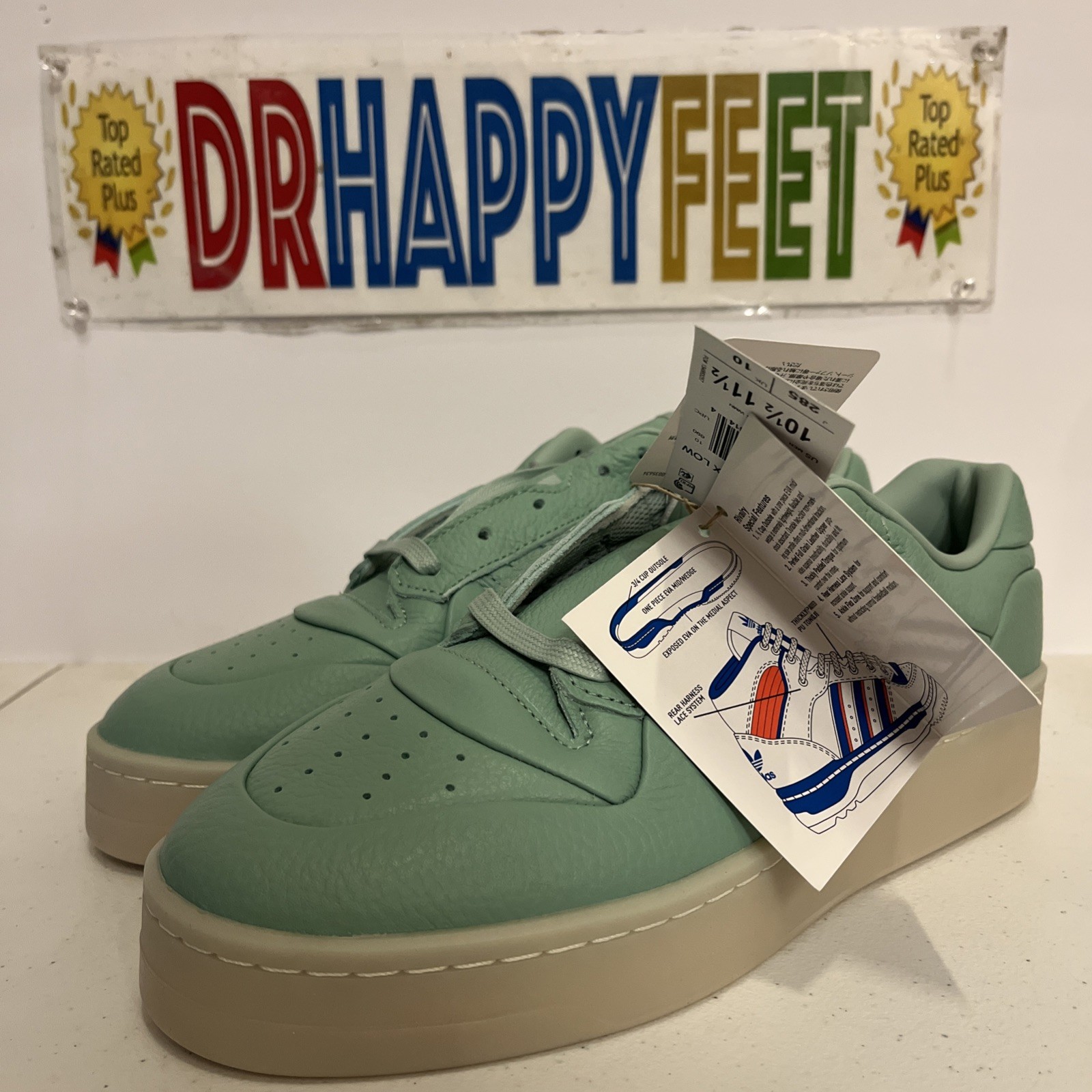Adidas Rivalry Lux Low Men Casual Shoe Hazy Green/Cream White IF7185 New