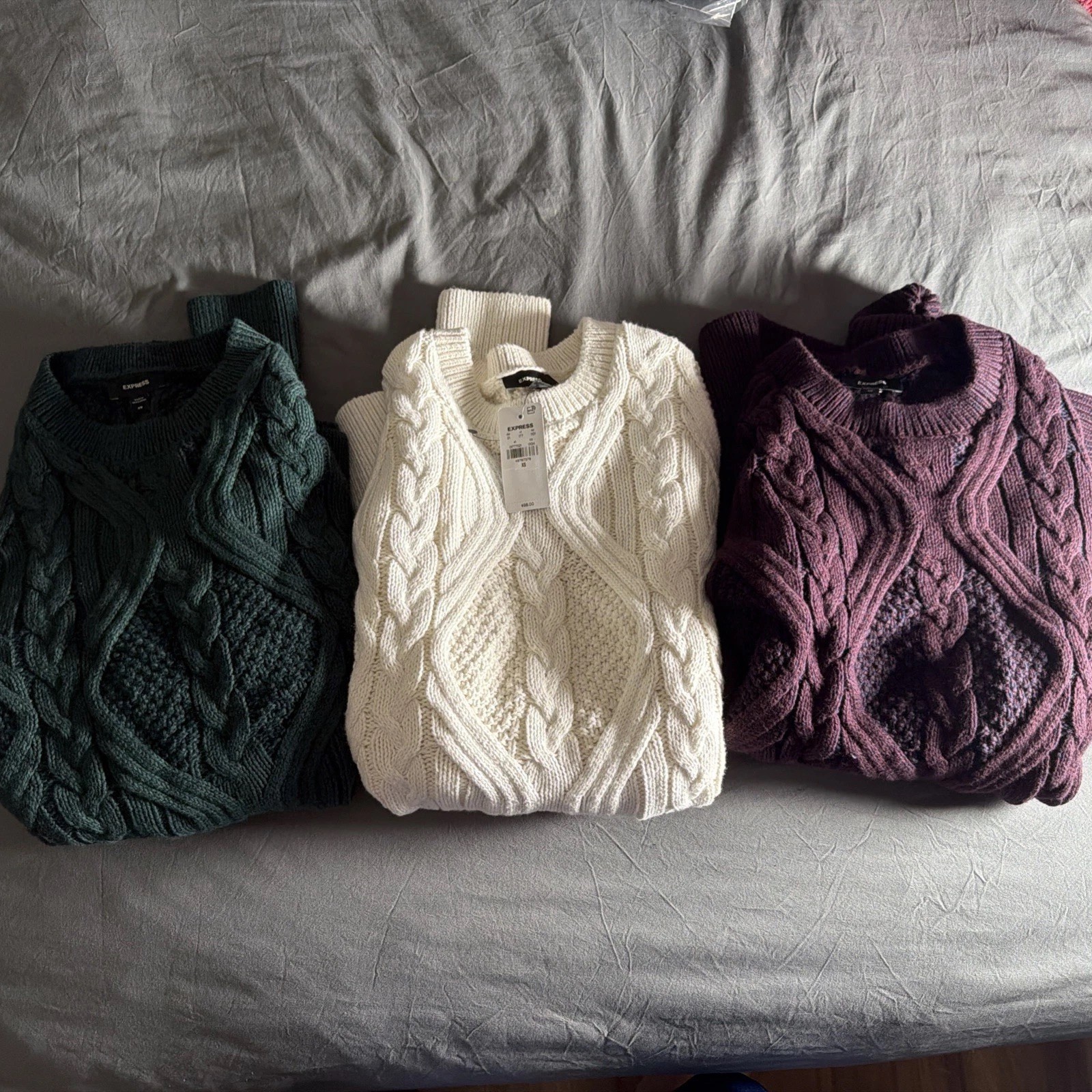 Express Men’s Knit Sweaters Bundle of #3 -  Size: XS Brand New Never Worn