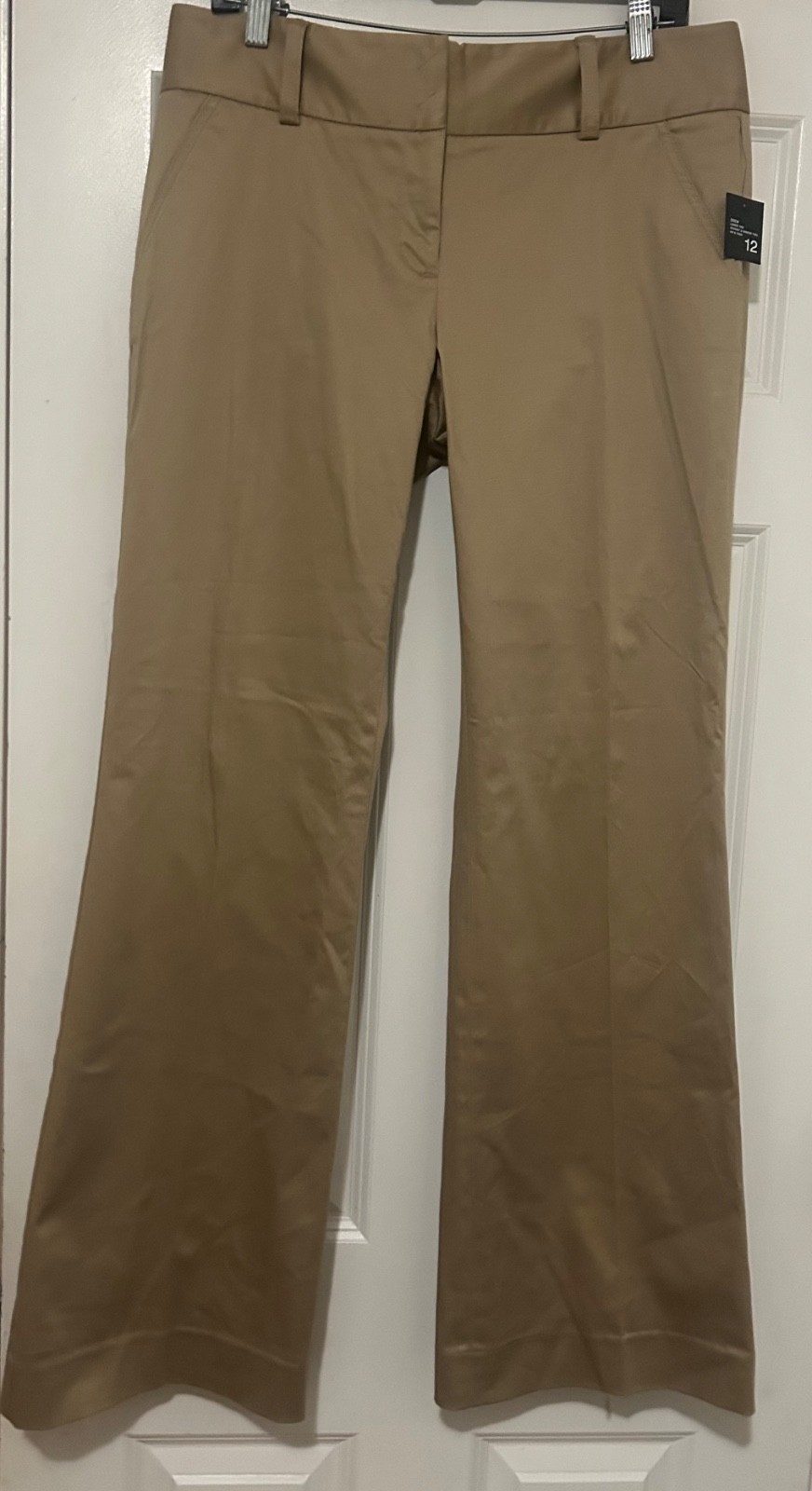 The Limited Drew Fit Flat Front Khaki\'s  Long Inseam Sz. 12 NWT