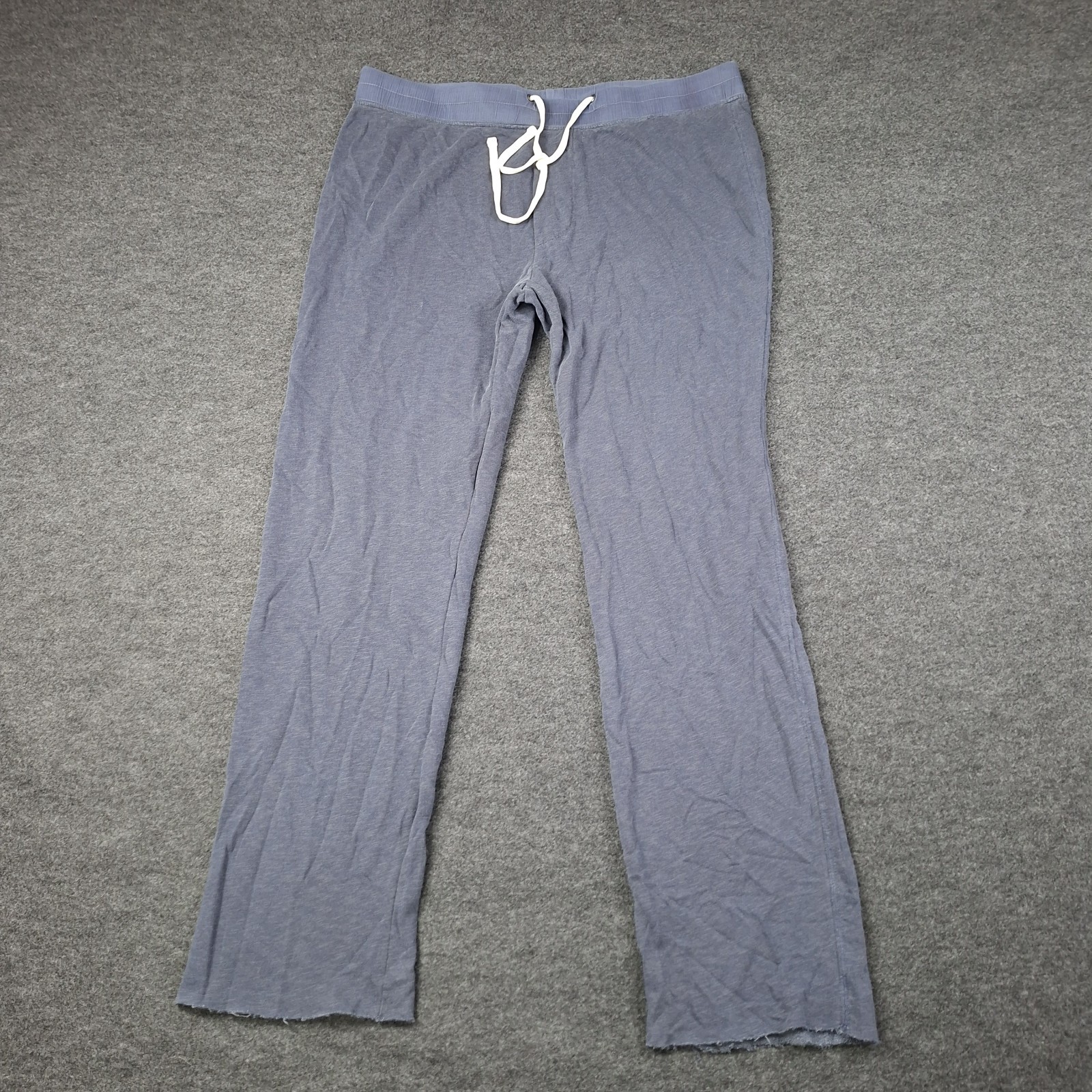 NEW James Perse French Terry Cutoff sweatpants 4 XL BLUE casual minimalist