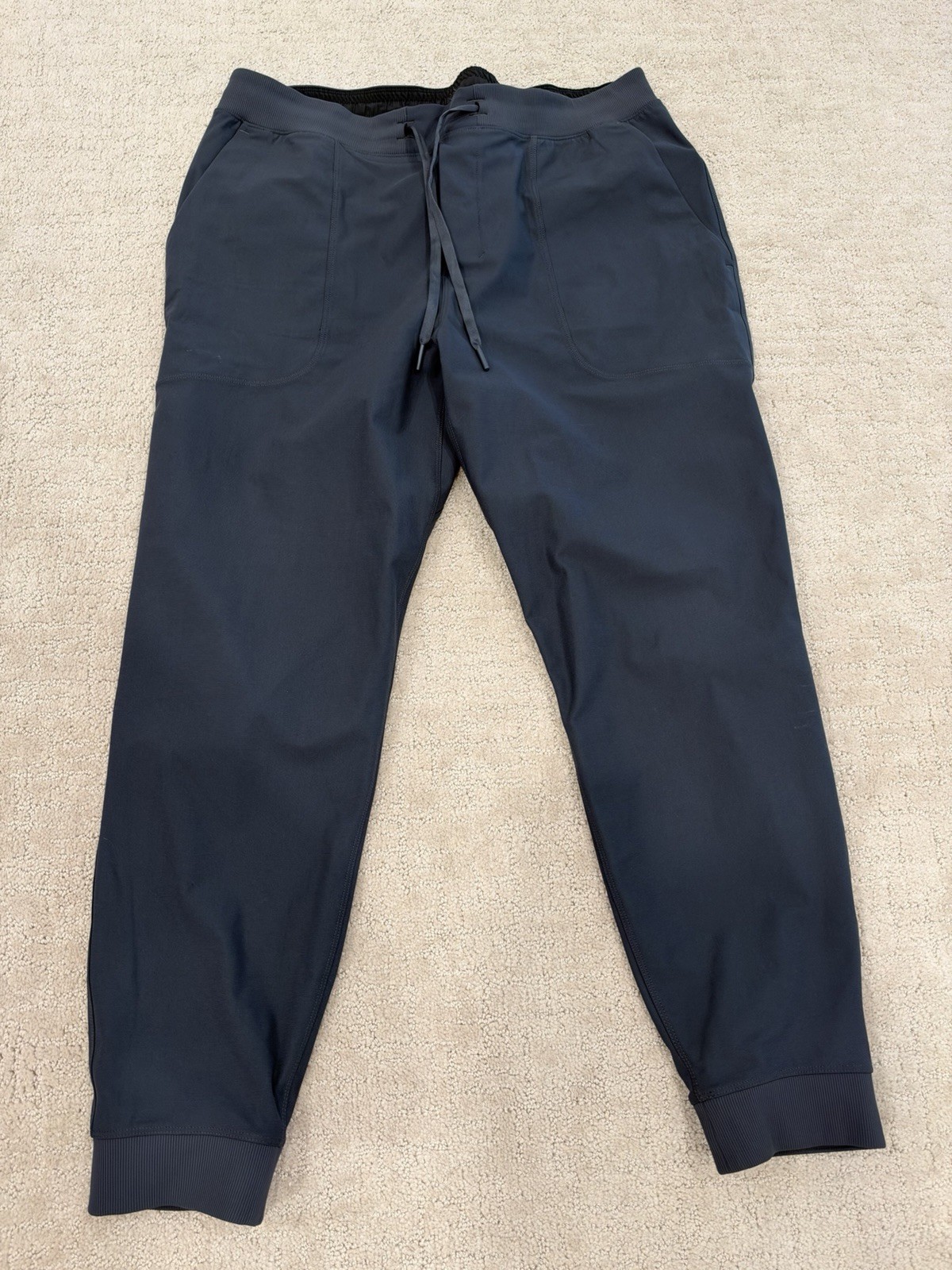 Lululemon Men\'s ABC Jogger Pants Dark Grey, Warpstreme, Obsidian, XL