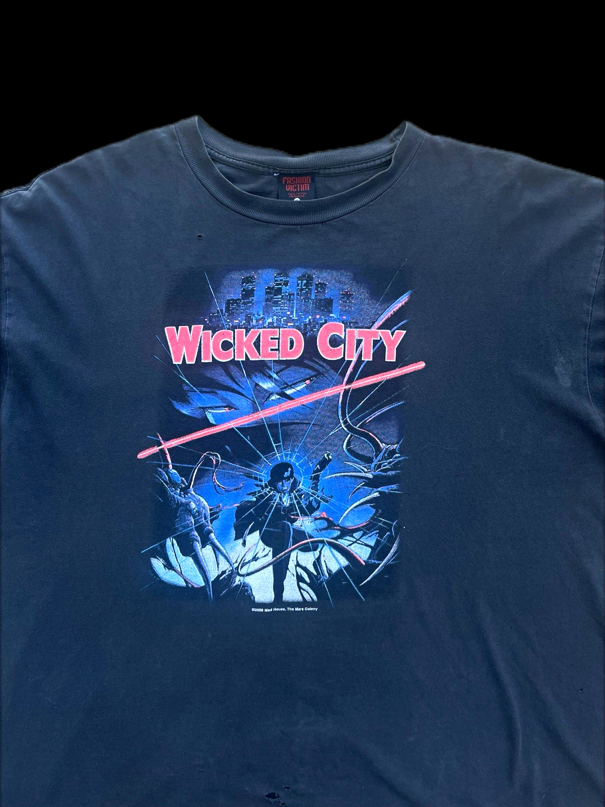Vintage Wicked City Anime Graphic Tee Fashion Victim Men\'s XL Vintage 2000 Shirt