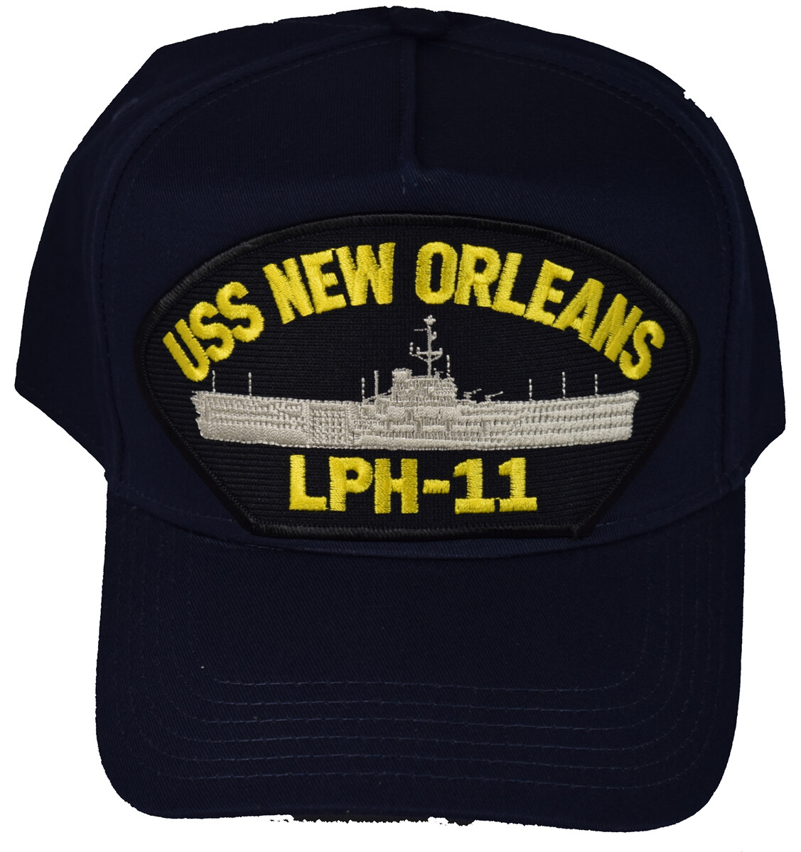 USS NEW ORLEANS LPH-11 HAT - NAVY BLUE - Veteran Owned Business