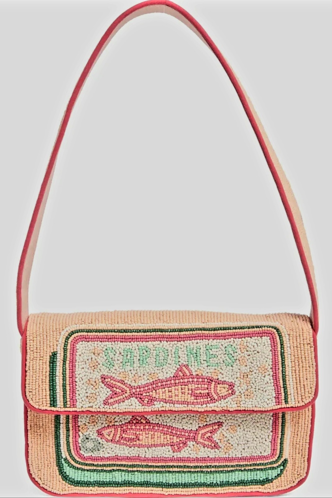 SOL and Mer Viral Beaded Canned Sardines Shoulder Bag *Seen on TikTok*