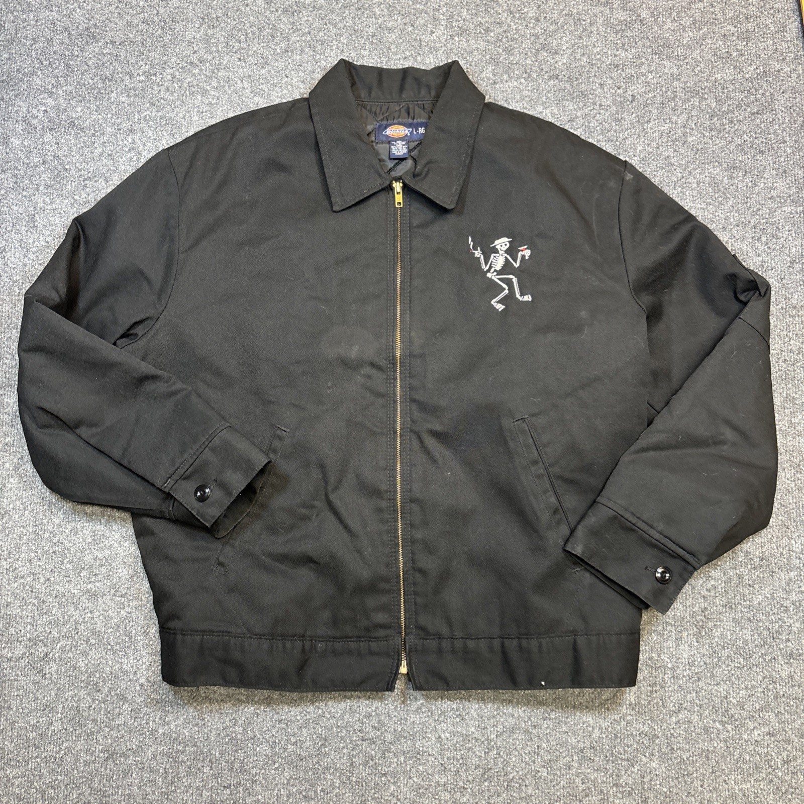Vintage 90s Dickies x Social Distortion black work jacket  with \